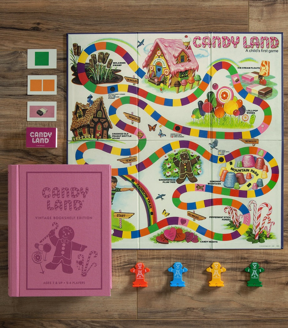 VINTAGE BOOKSHELF Candy Land Board Game