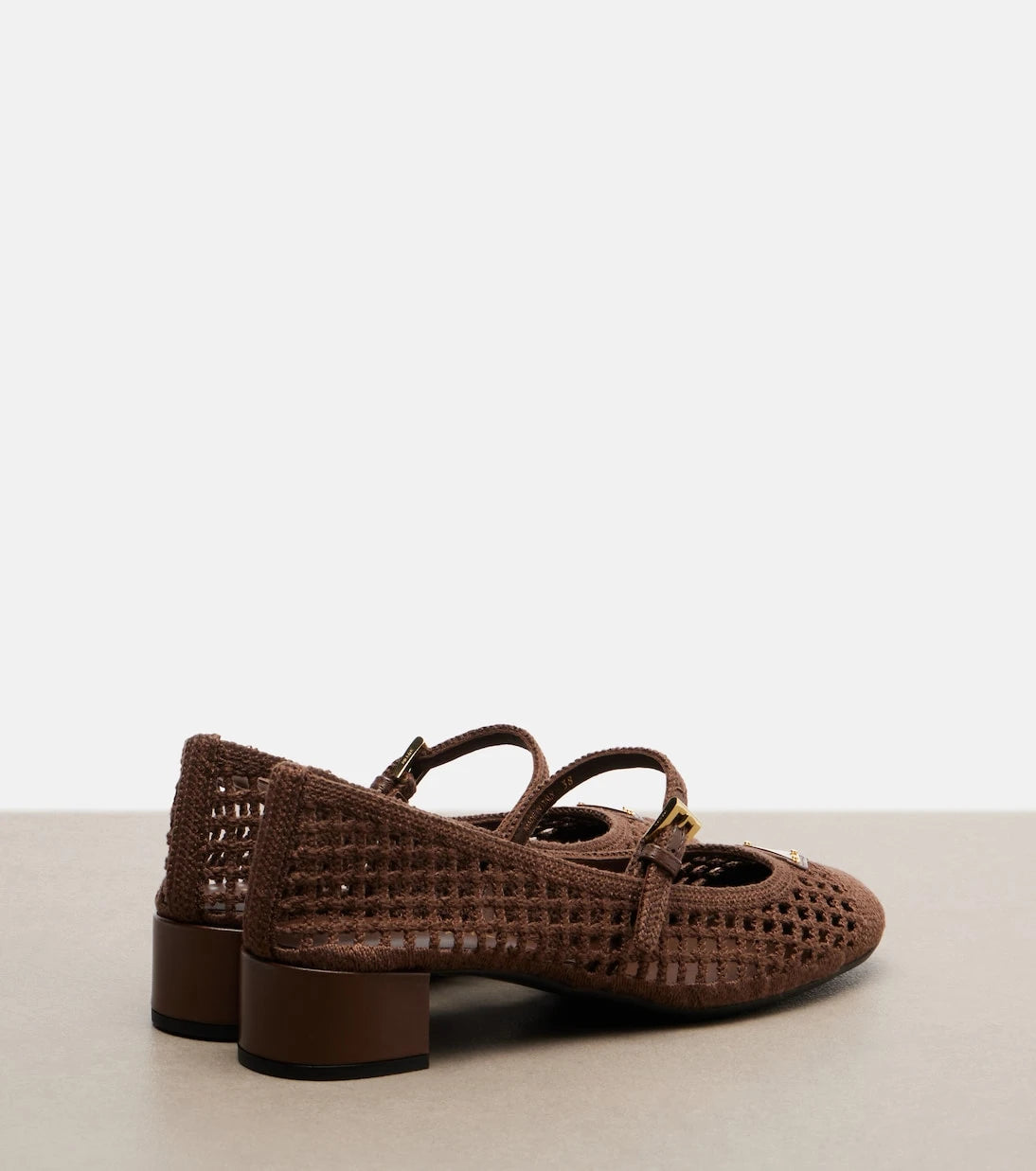 Prada - Crochet Mary Jane pumps