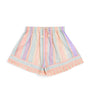 Zimmermann Kids Cotton Fringed Cascadian Shorts (2-12 Years)