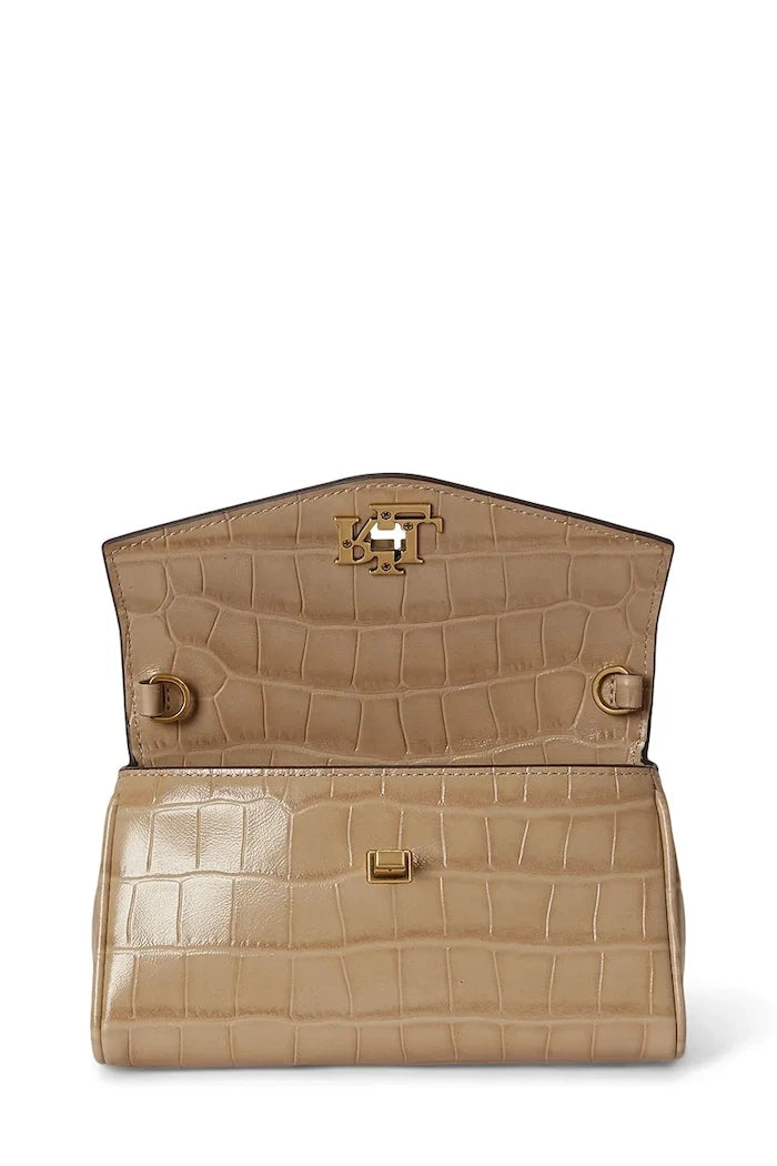 Lauren Ralph Lauren kadın deri crossbody çanta