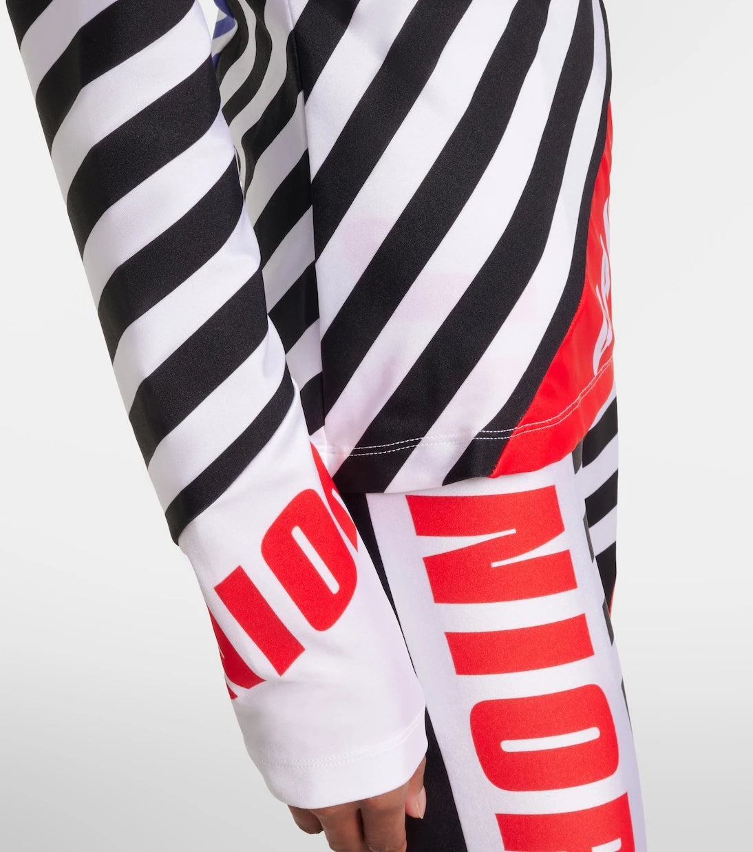 Jean Paul Gaultier - Logo striped jersey T-shirt