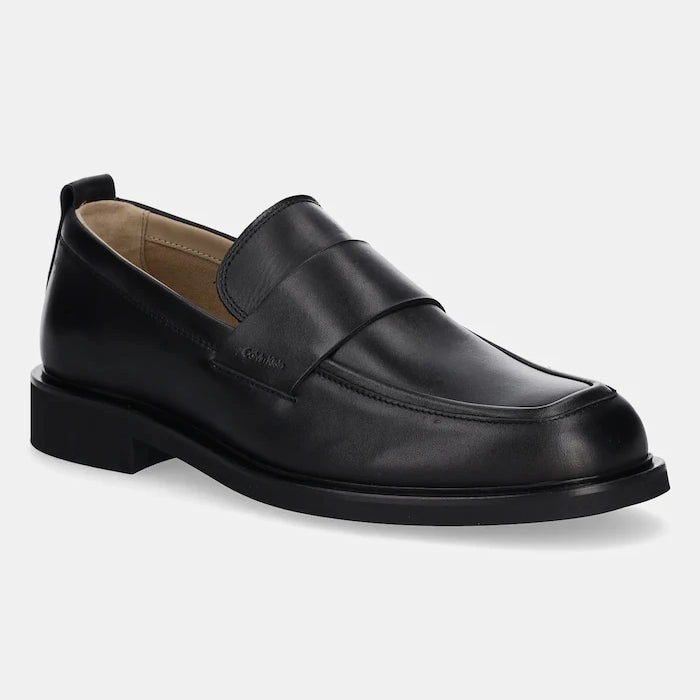 Кожени мокасини Calvin Klein SQ RUBBER LOAFER