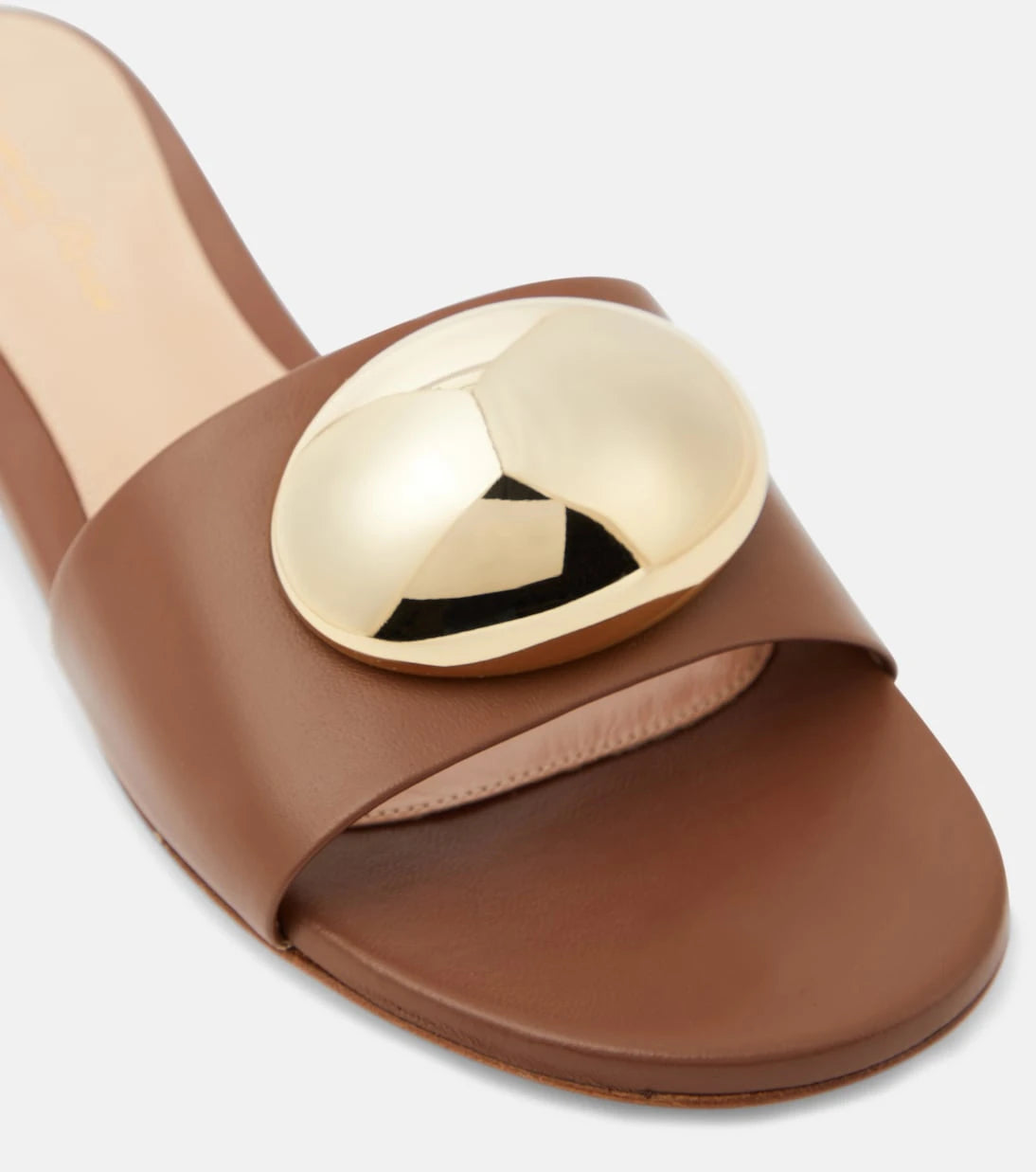 Gianvito Rossi - حذاء ميول Sphera من الجلد المزين