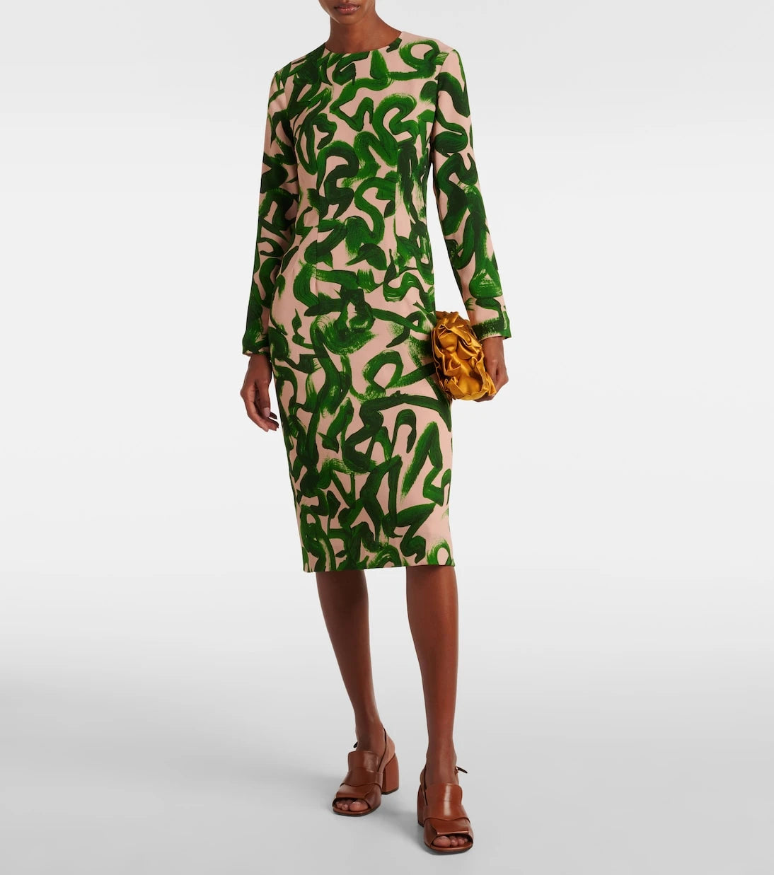 Dries Van Noten - Printed midi dress