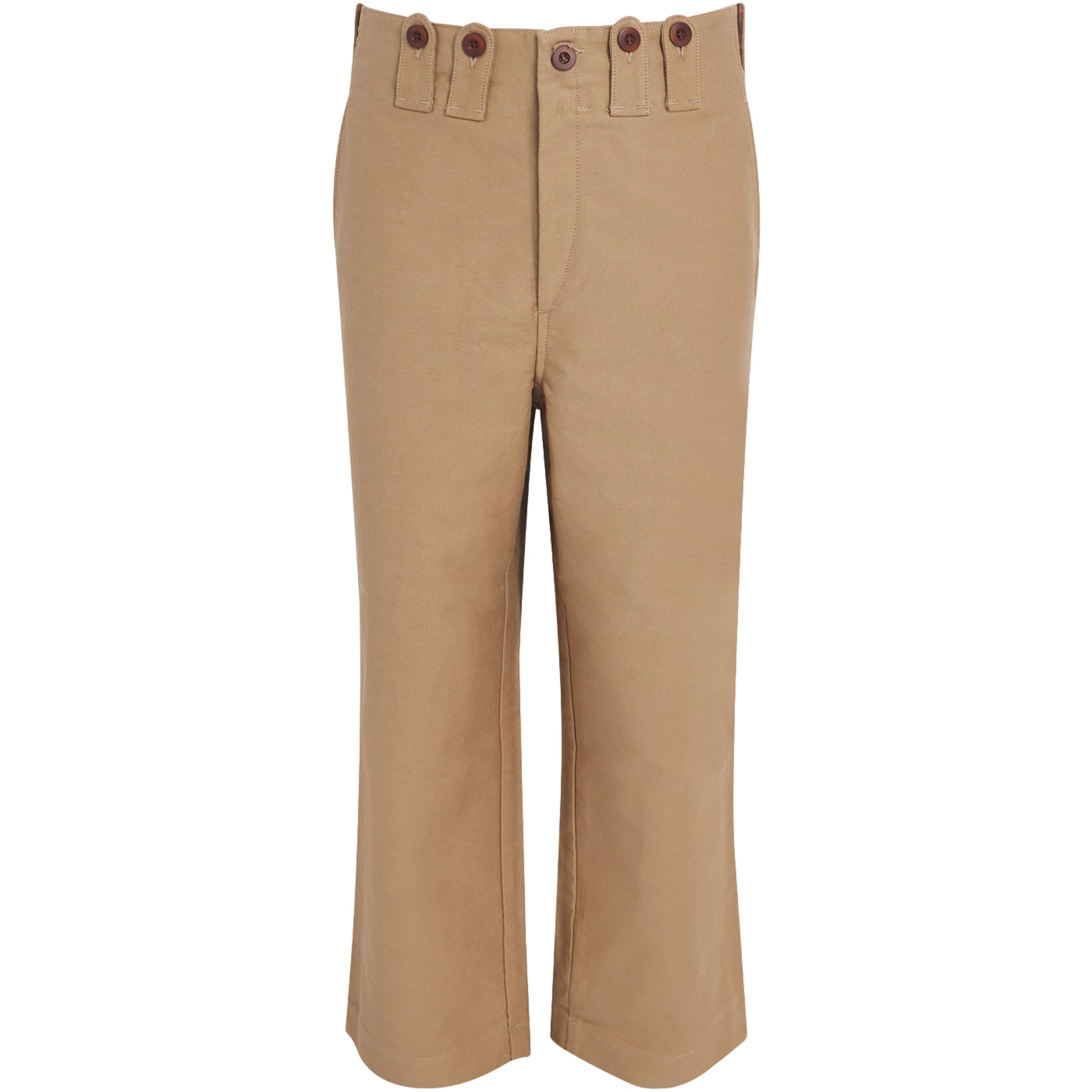 Cotton Wide-Leg Trousers