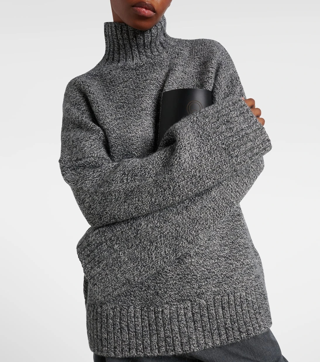 JW Anderson - Wool and alpaca-blend turtleneck sweater