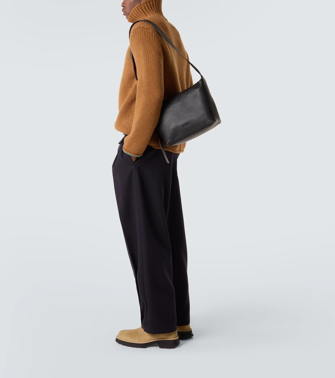 Loewe - Loop leather shoulder bag