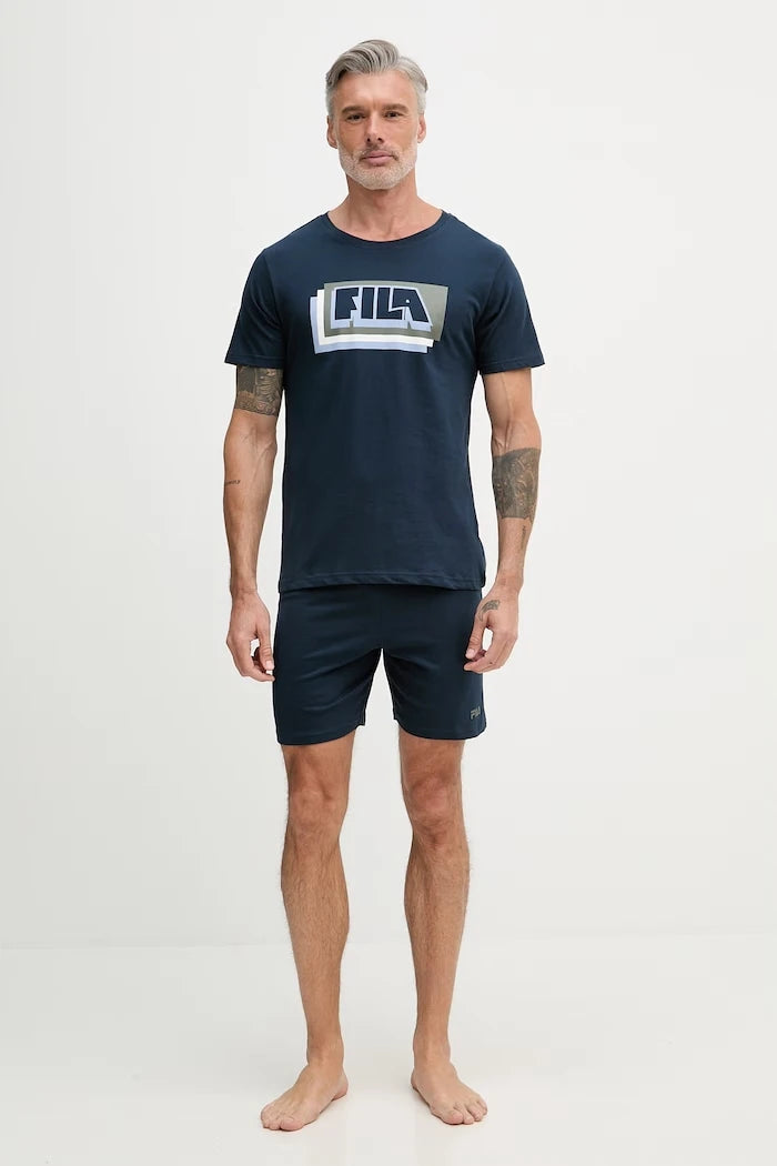 Fila erkek pamuklu iki parçalı pijama