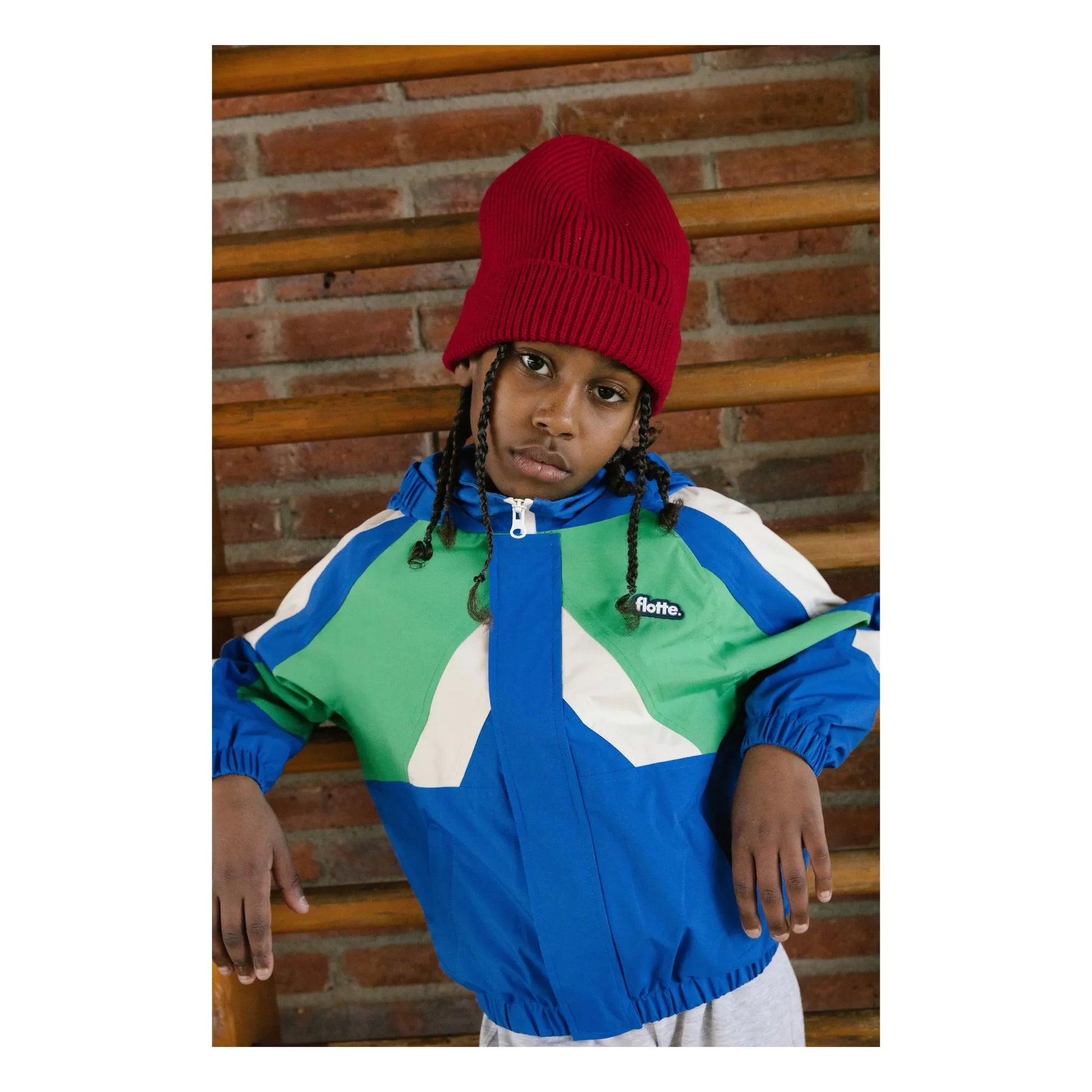 Flotte - Abbessito waterproof bomber Recycled fibers | Blue