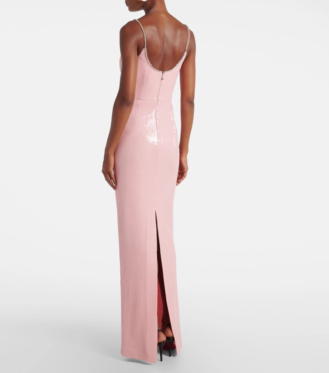 Rebecca Vallance - Lena bow-detail sequined gown