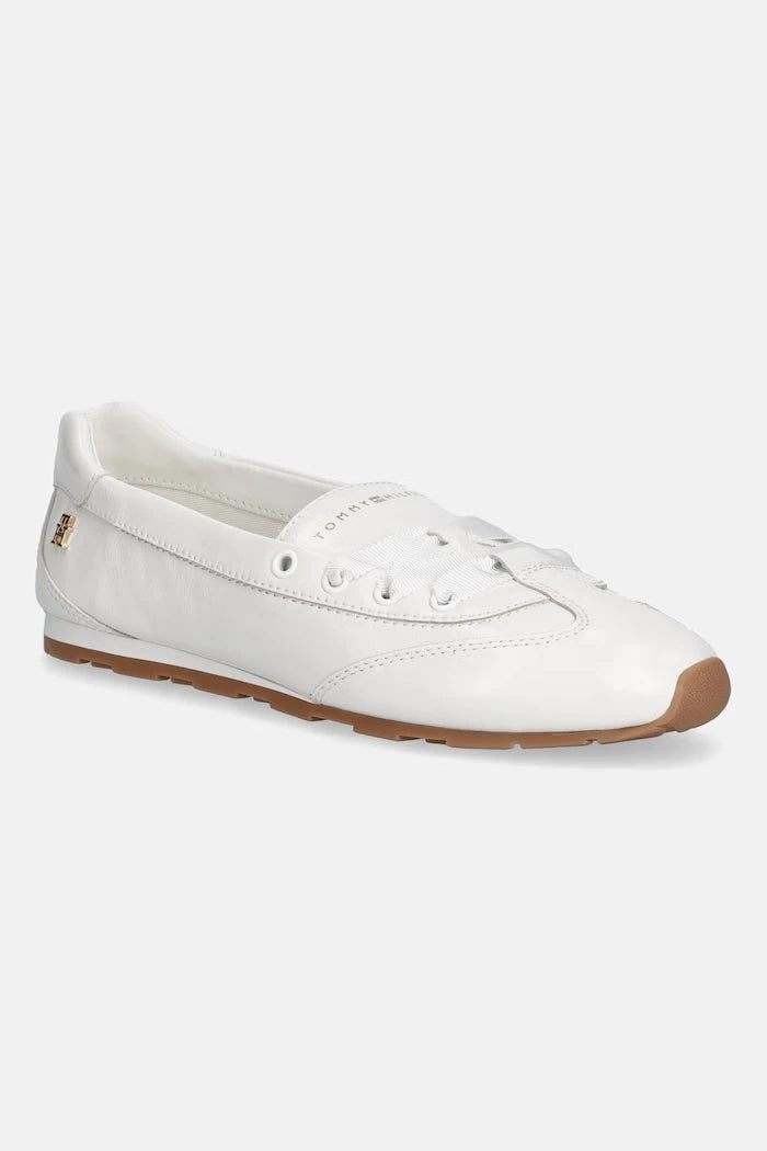 Tommy Hilfiger балеринки от кожа BELLA BALLET SNEAKER