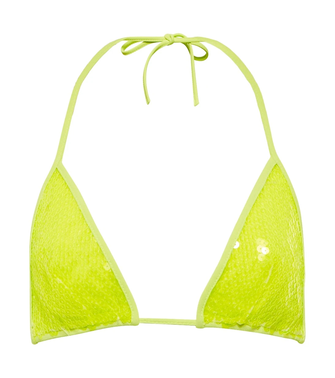 David Koma - Sequined triangle bikini top