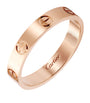 Rose Gold LOVE Wedding Band