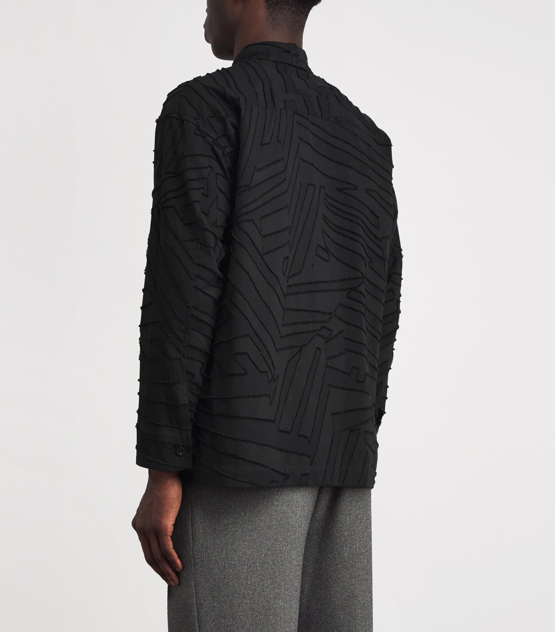 IM MEN Geometry Jacquard Shirt