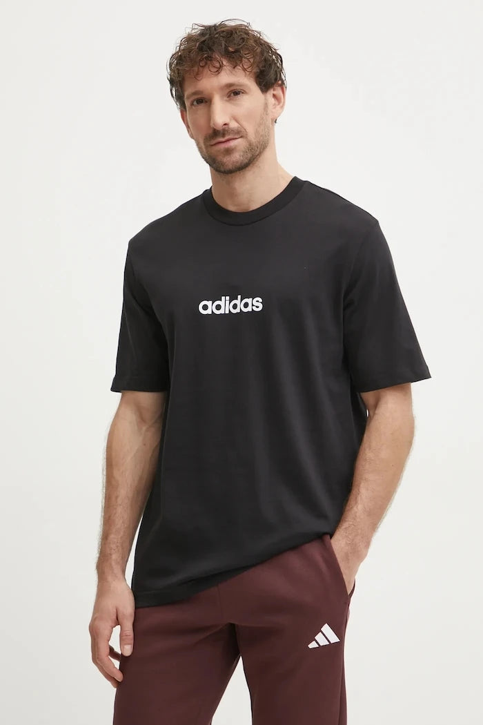 Памучна тениска adidas Essentials Linear