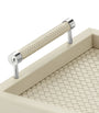 Riviere Leather Woven Diana Tray (46cm x 31cm)