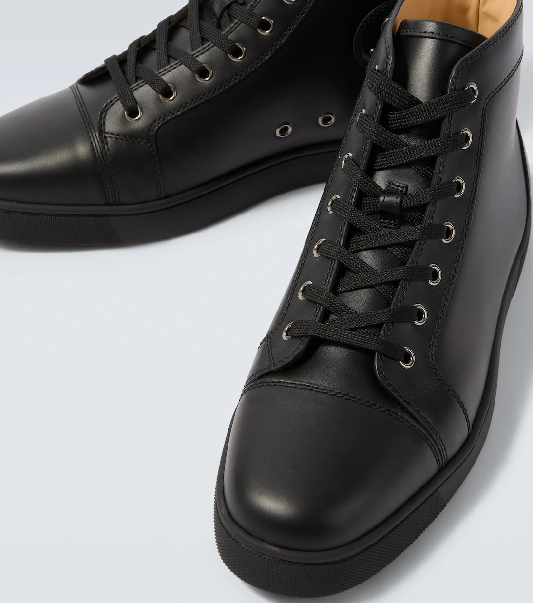 Christian Louboutin - Louis high-top leather sneakers