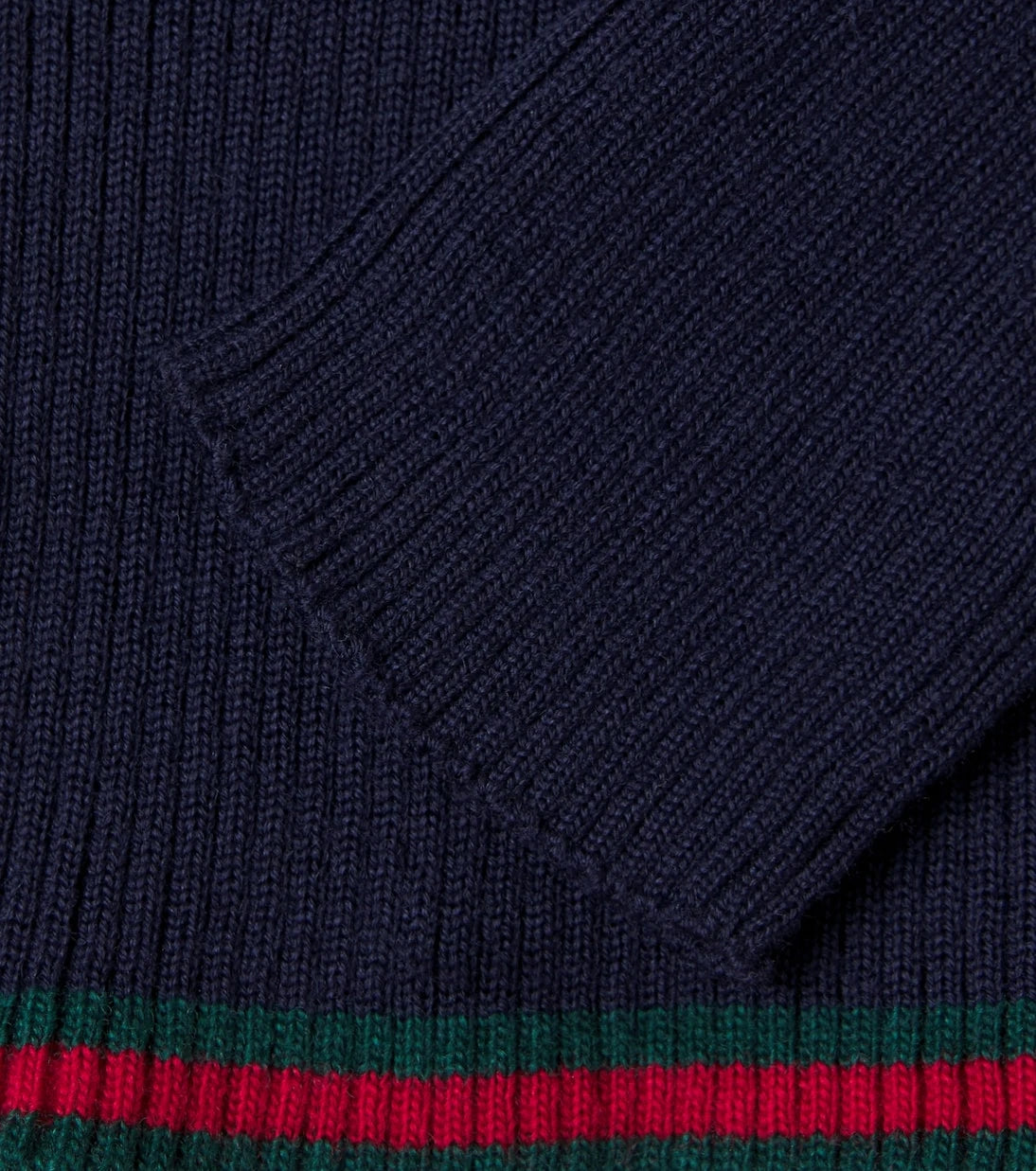 Gucci Kids - Web Stripe wool turtleneck sweater