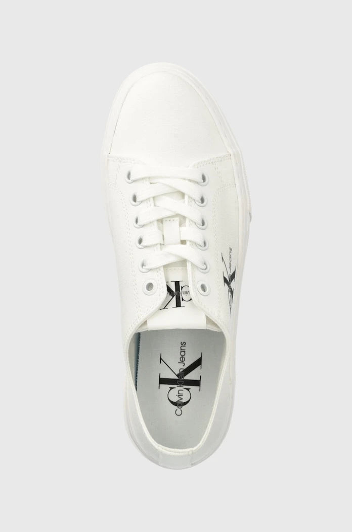 Calvin Klein Jeans FLATFORM+ CUPSOLE LOW TXT Düşük Spor Ayakkabı