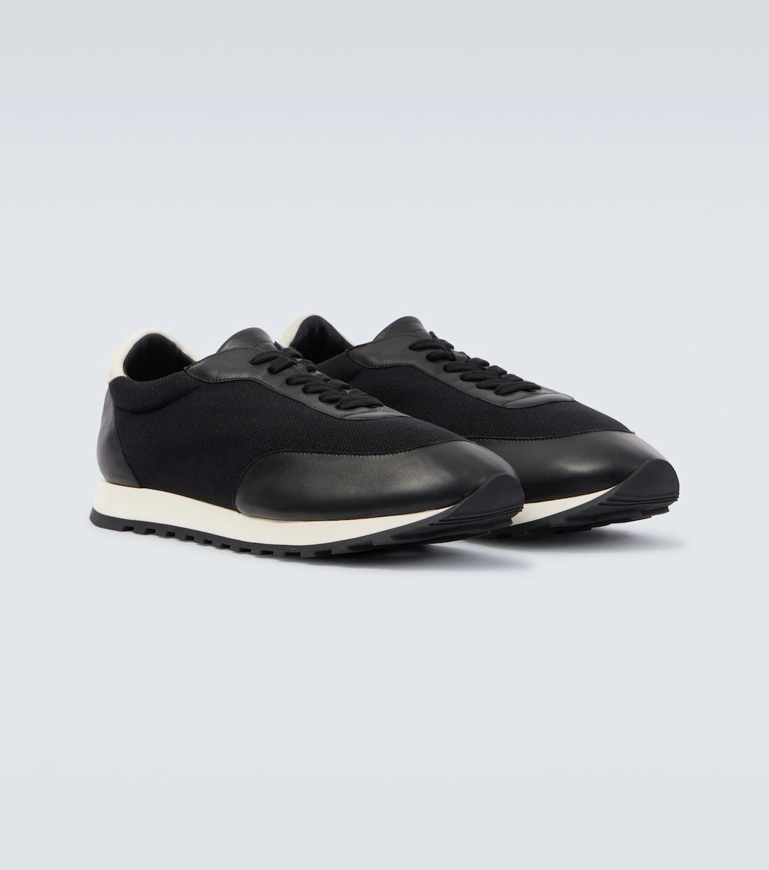 The Row - Owen leather-trimmed sneakers