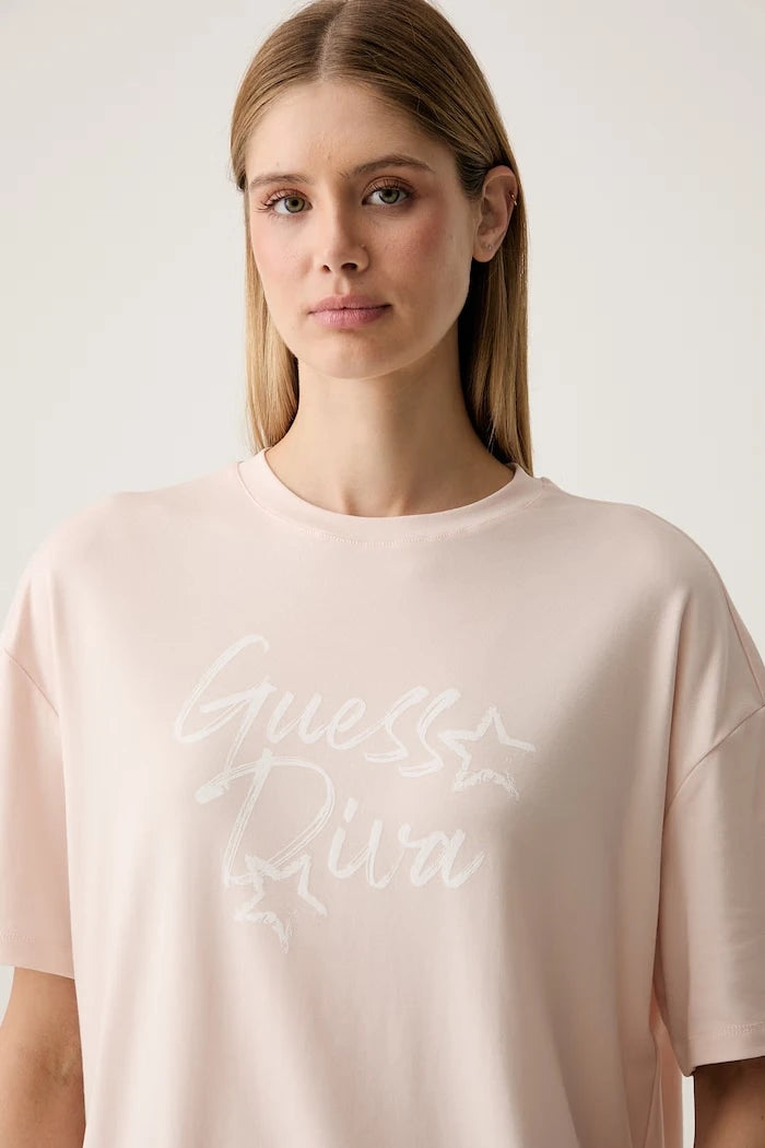 Guess тениска дамска с лиосел LUNA