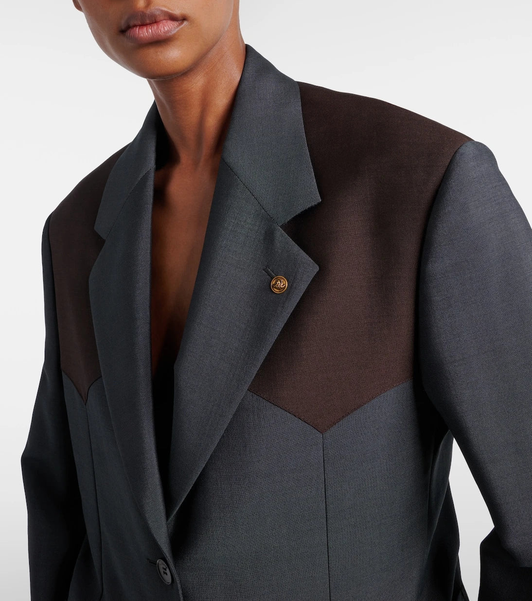 Versace - Medusa wool and mohair blazer