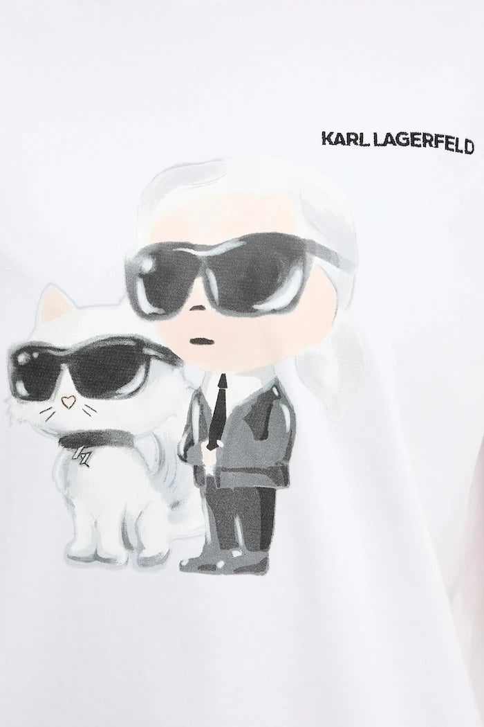 Памучна тениска Karl Lagerfeld IKON