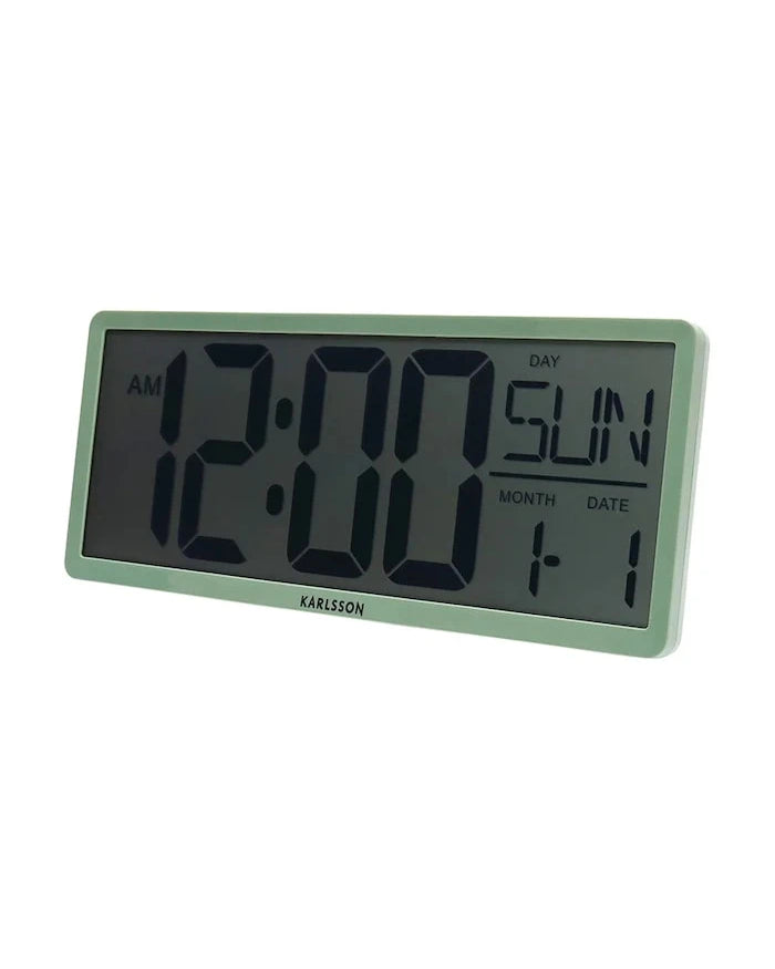 Karlsson Retro LCD Duvar Saati