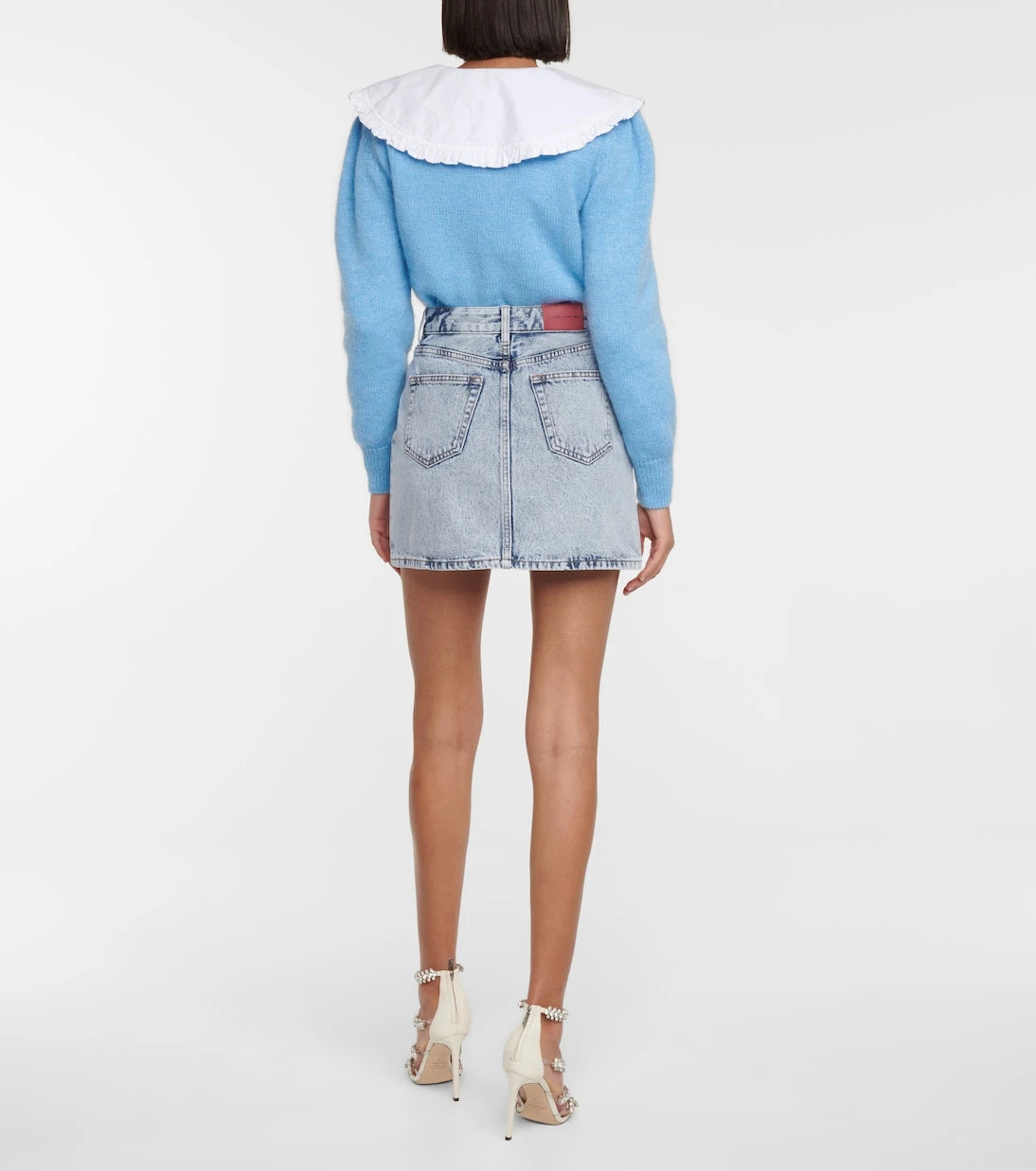 Alessandra Rich - Denim miniskirt