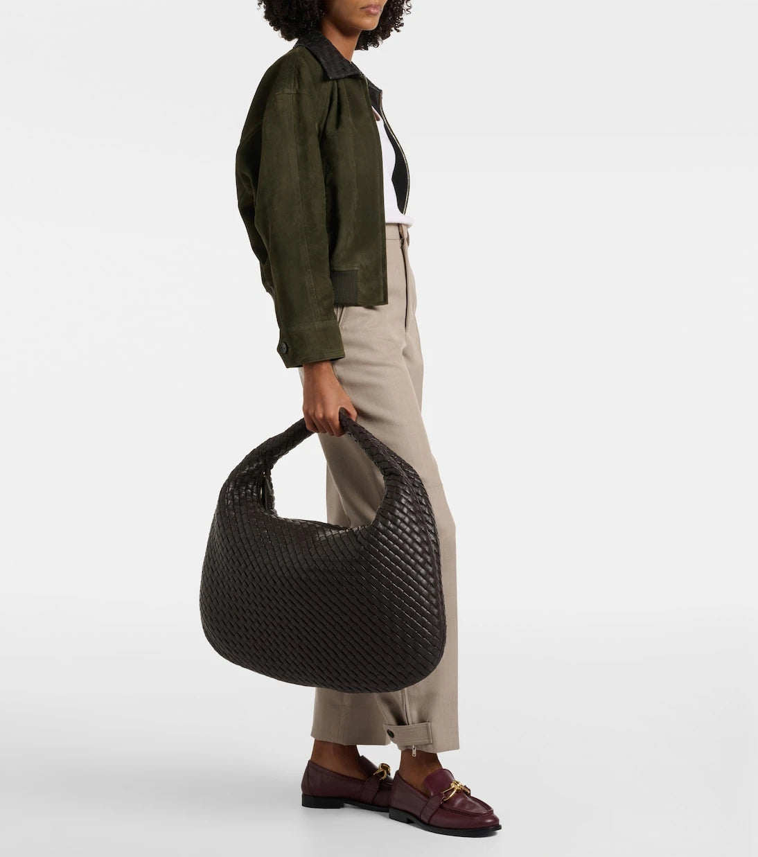 Bottega Veneta - Maxi Veneta Large leather shoulder bag