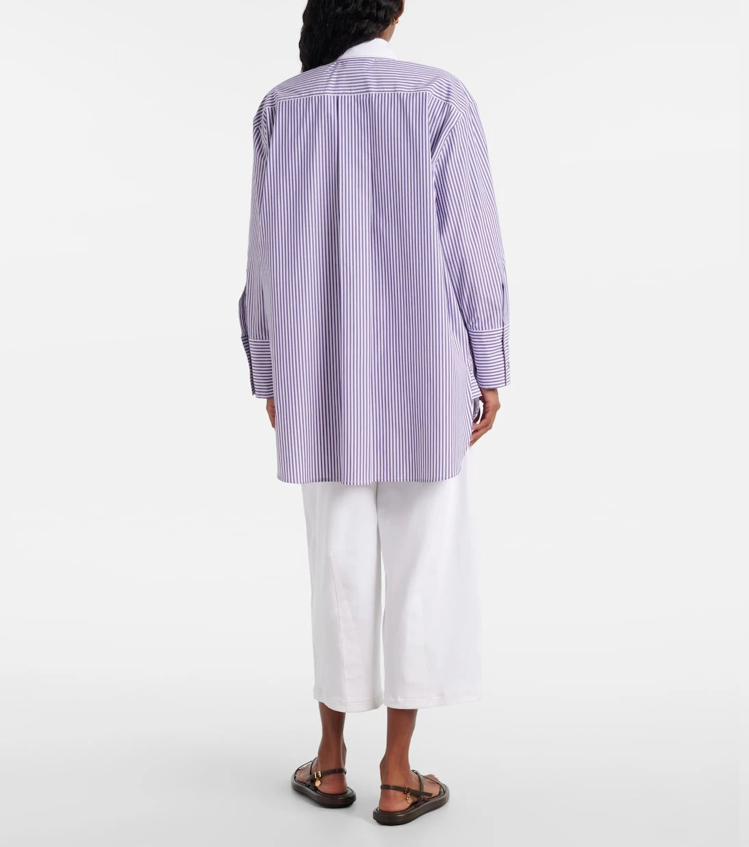 Max Mara - Tubinga striped poplin shirt