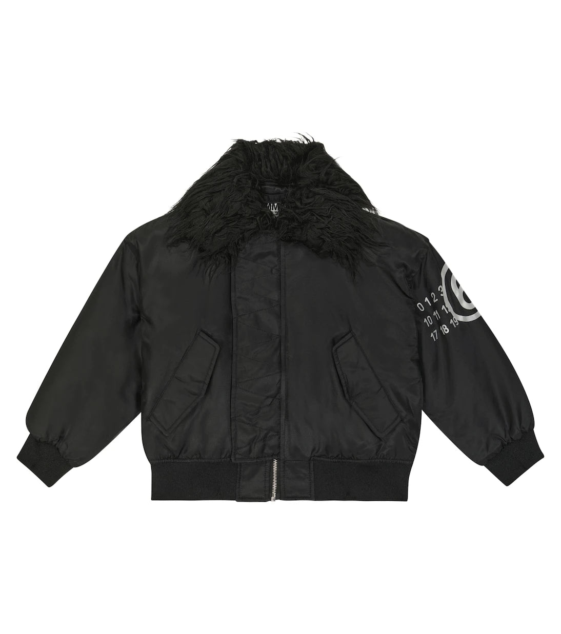 MM6 Maison Margiela Kids - سترة بومبر مبطنة من التويل