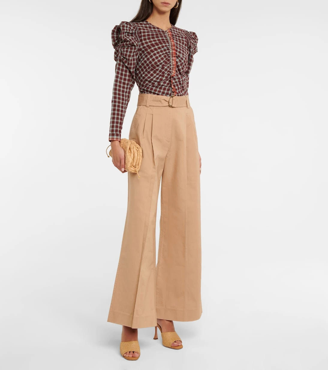 Ulla Johnson - Nico high-rise wide-leg cotton pants