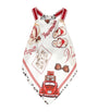 Handkerchief Top (2-12 Years) ROSSO