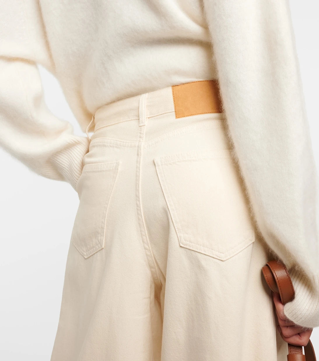 Alanui - High-rise wide-leg jeans