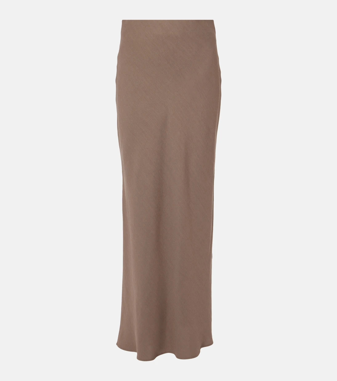 Brunello Cucinelli - High-rise twill maxi skirt