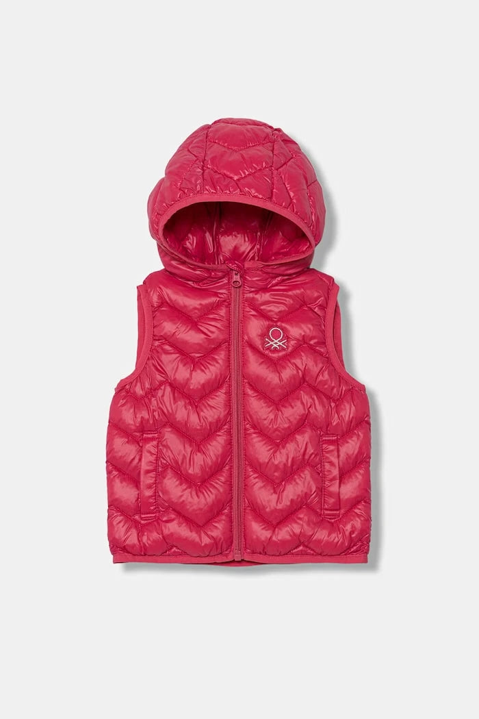 United Colors of Benetton Çocuklar için Kapüşonlu Yelek