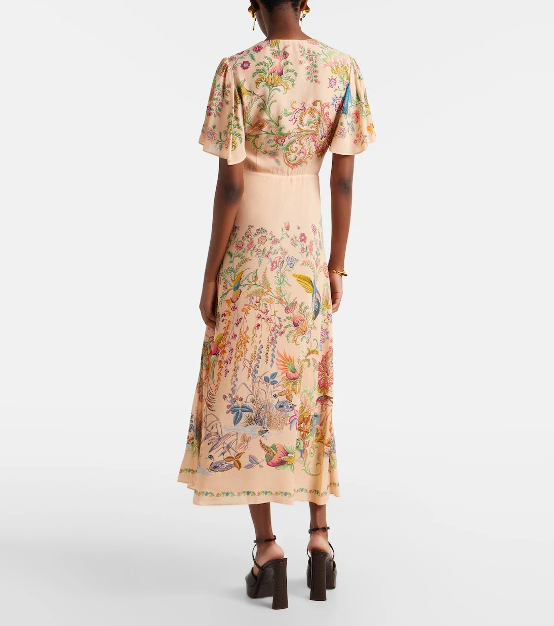 Etro - Printed midi dress