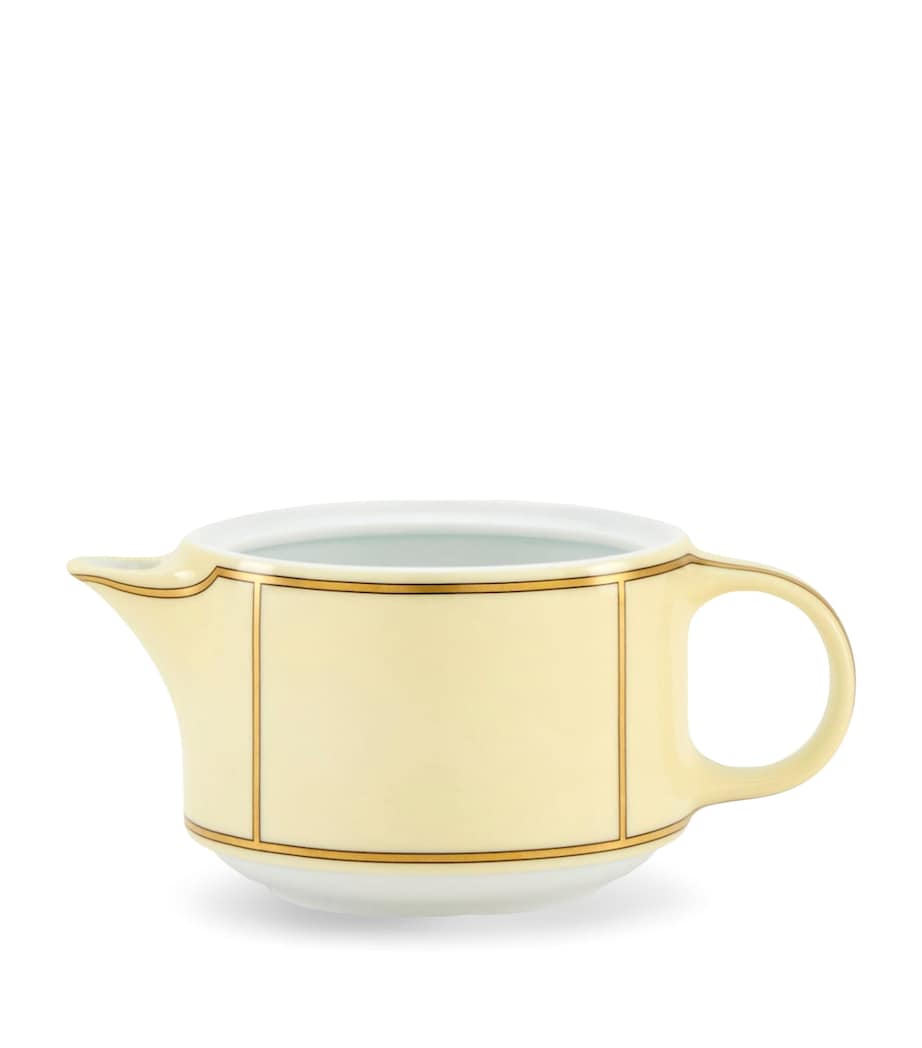 GINORI 1735 Porcelain Colonna Diva Giallo Milk Jug (300ml)