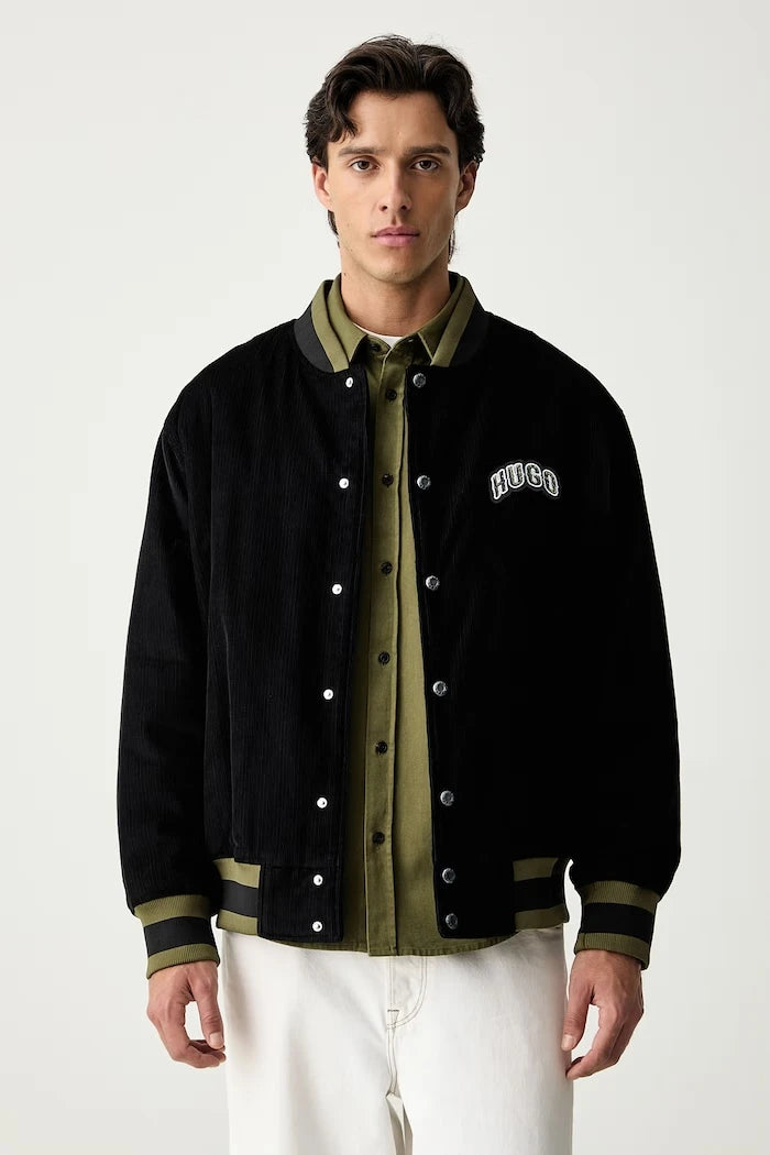 HUGO Blue erkek kot bomber ceket Berono2631