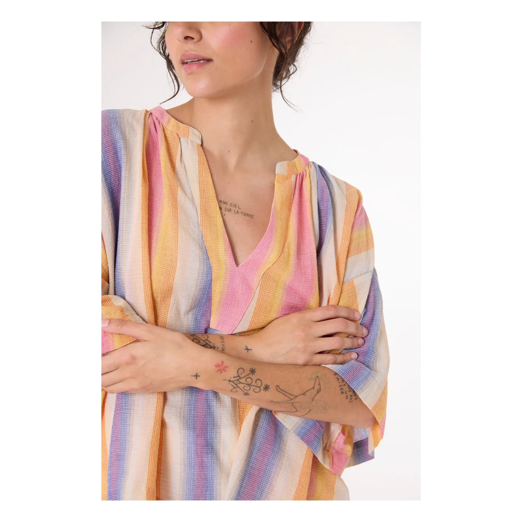 Sacrécoeur - Eline Brasilia blouse | Orange