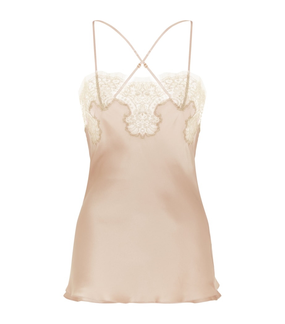 Gilda & Pearl Beige Gina Satin Camisole