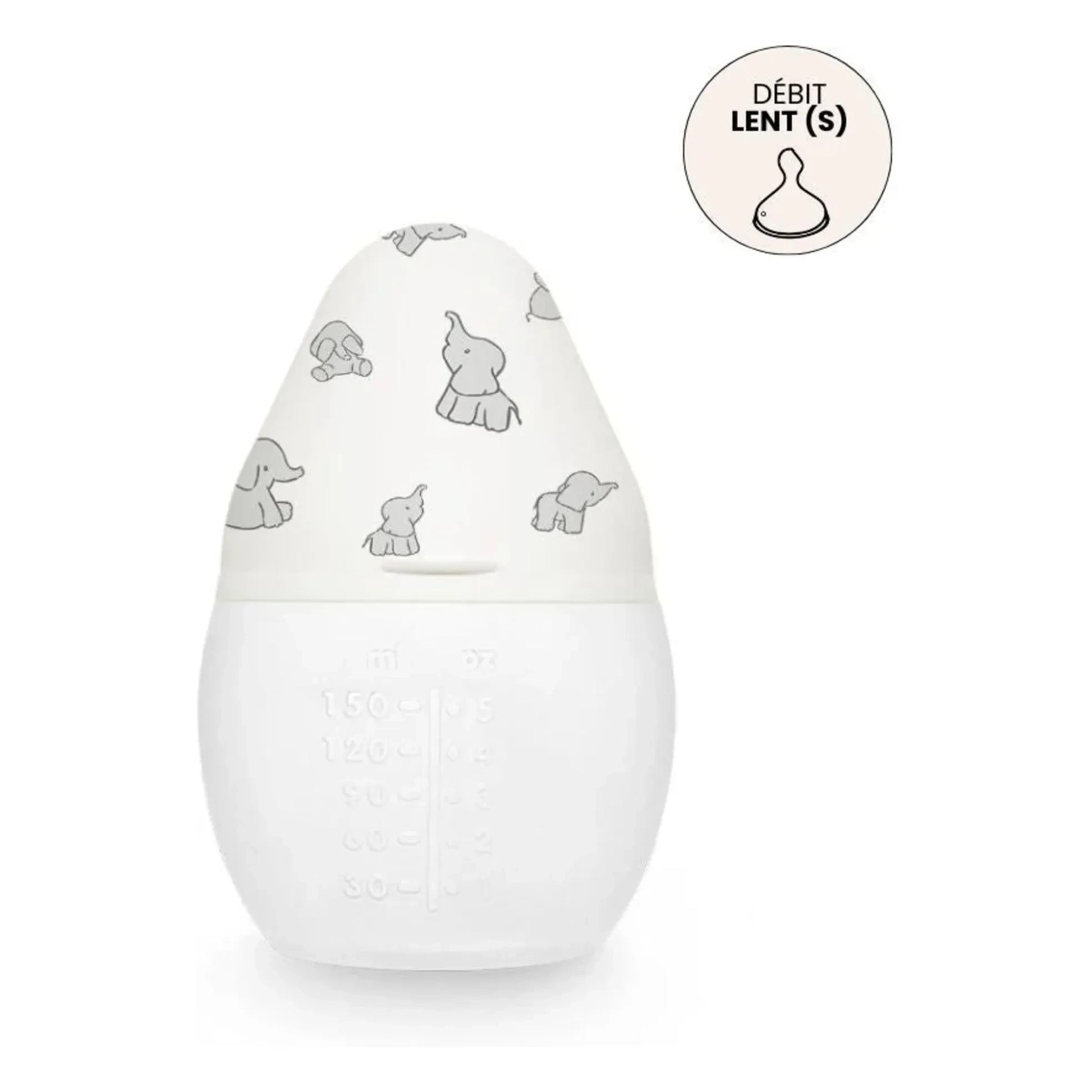 Elhée - Elephants medical silicone bottle and physiological teat