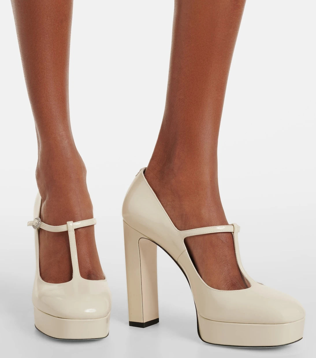Jimmy Choo - Marene rugan Mary Jane topuklu ayakkabı