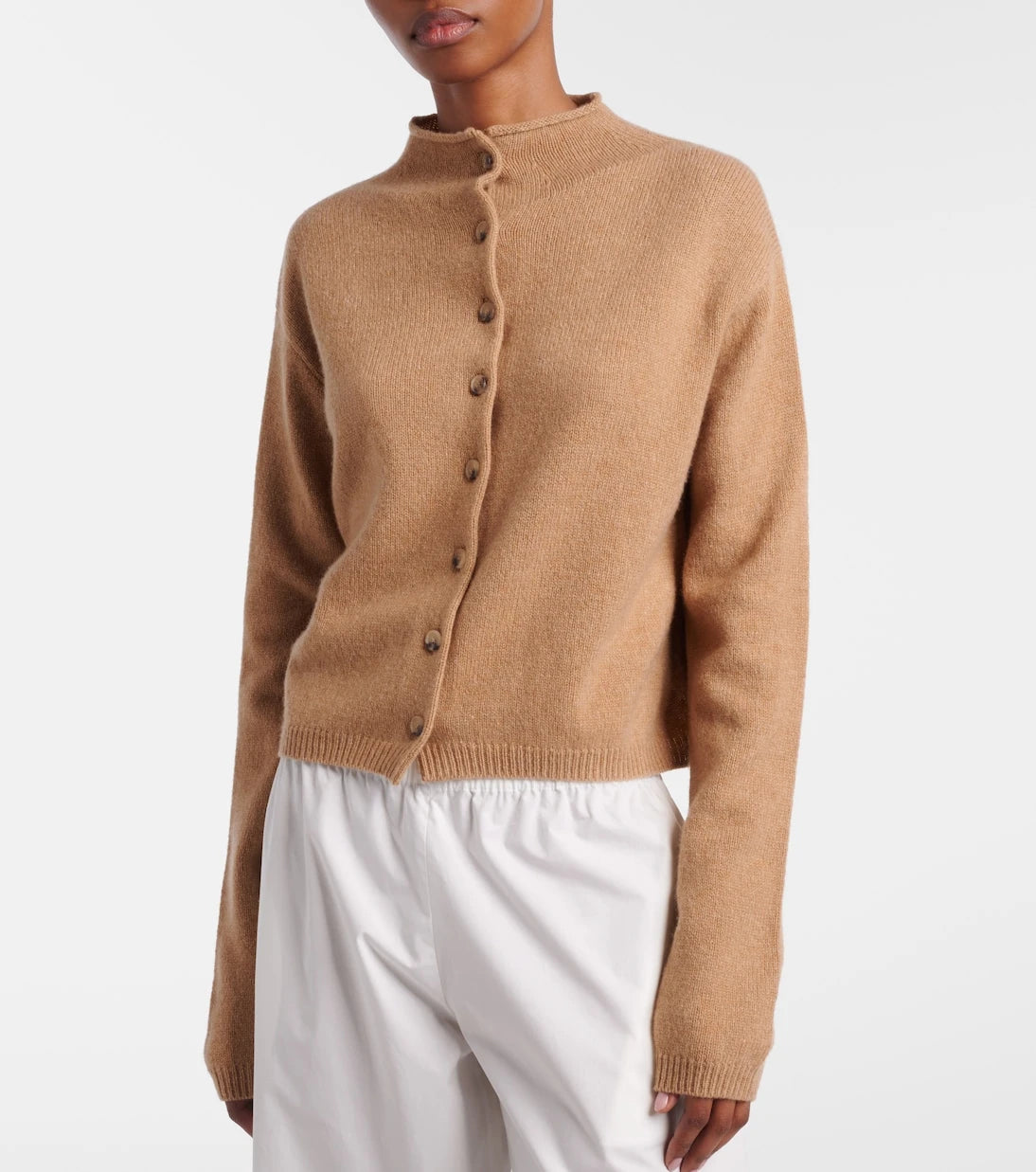 Khaite - Annora wool and cashmere cardigan