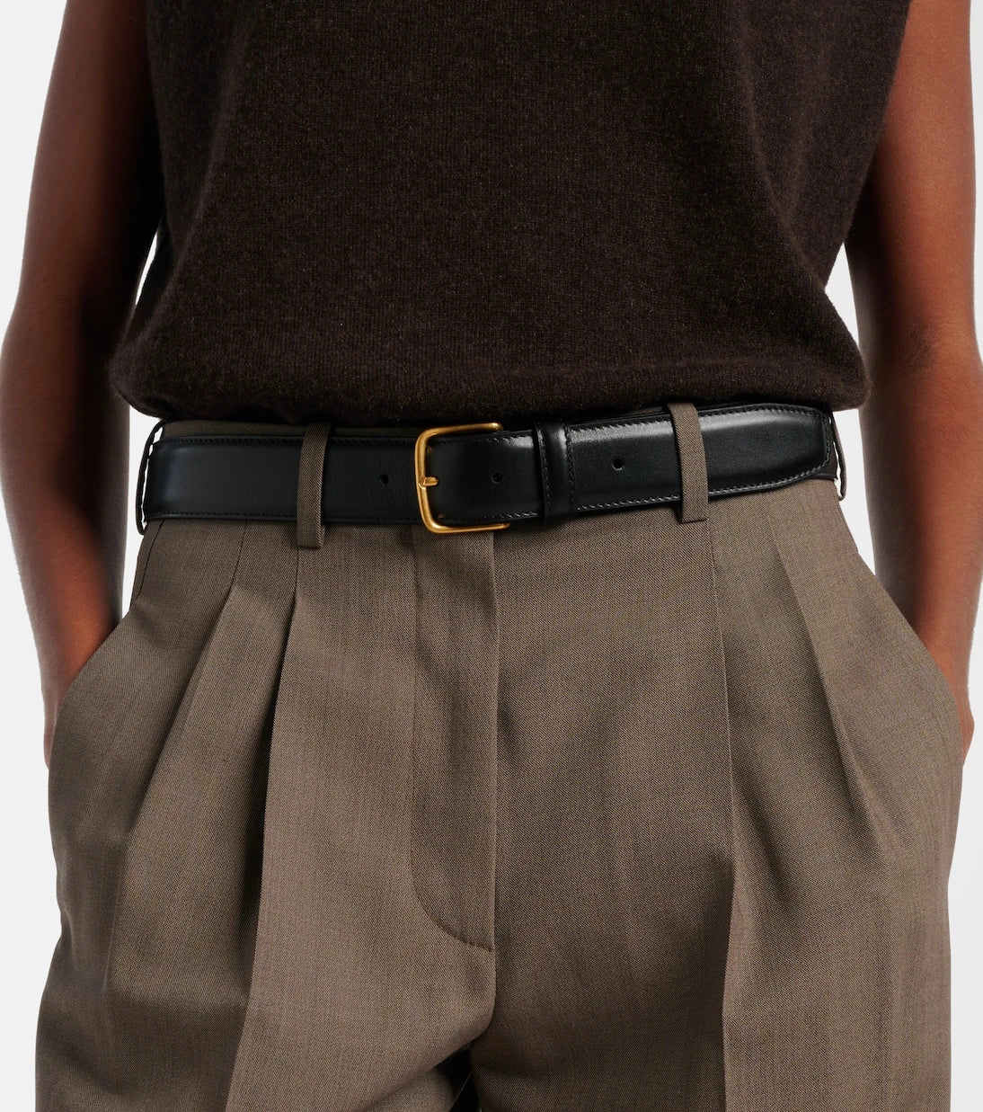 The Row - Classic leather belt