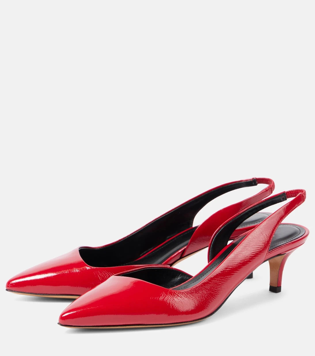 Isabel Marant - Piery patent leather slingback pumps