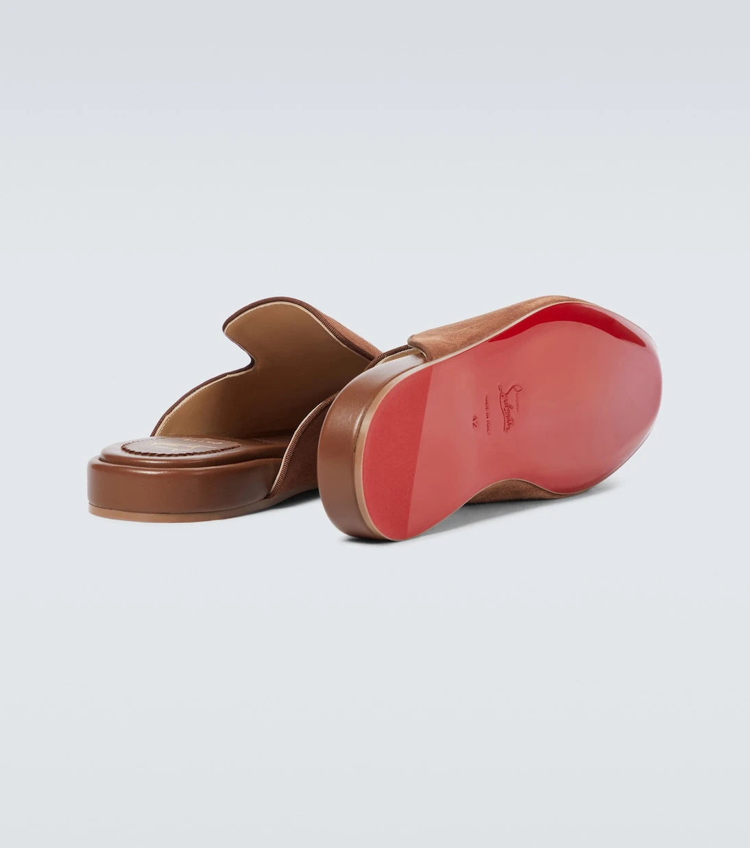 Christian Louboutin - Navy Coolito Flat mules