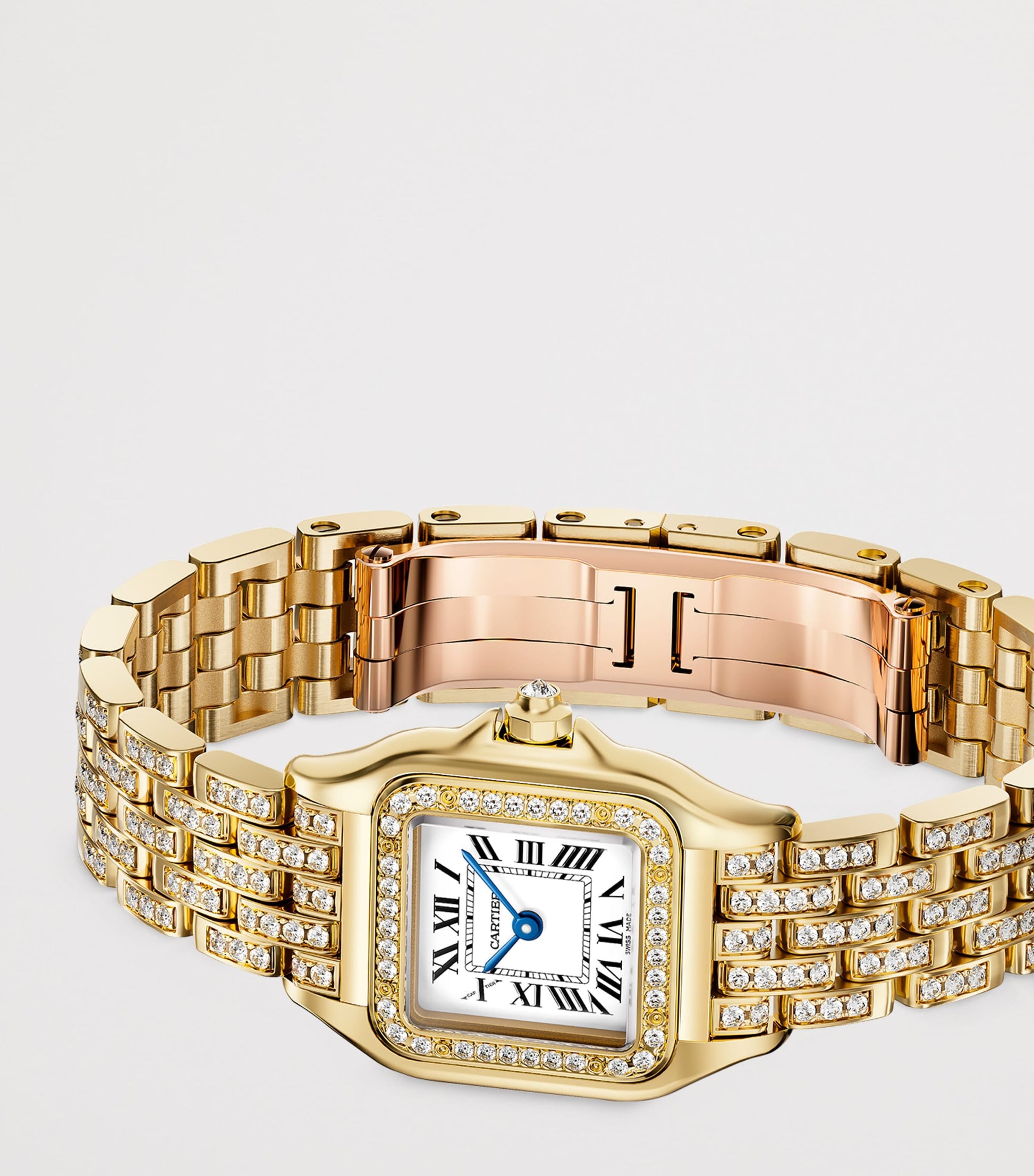 Yellow Gold and Diamond Panthère de Cartier Watch 22mm