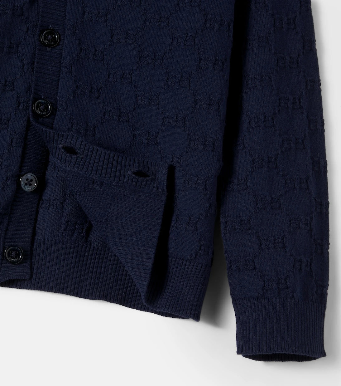 Gucci Kids - GG cotton jacquard cardigan